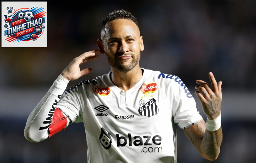 Neymar thể hiện phong độ thăng hoa kể từ khi trở về Santos. Ảnh: Getty